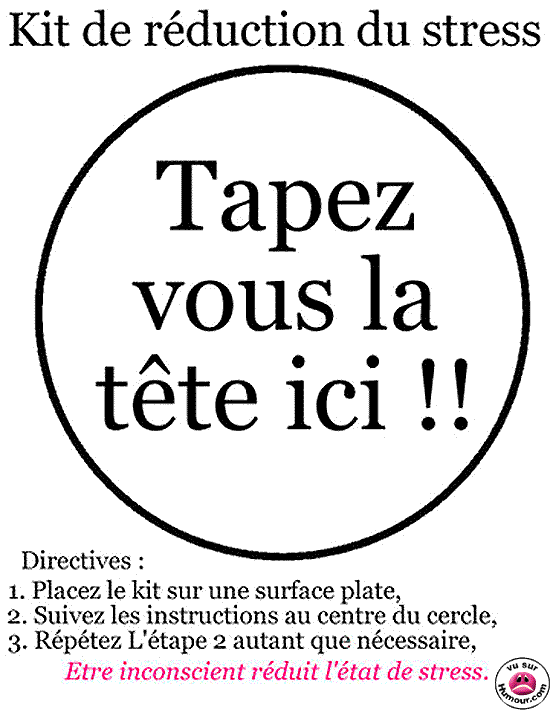 Stressé?